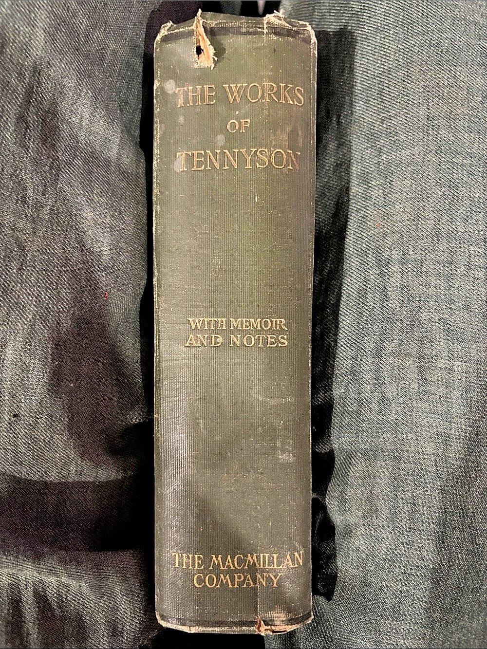 The Macmillan Company The Works of Tennyson 1920 Hardcover Book